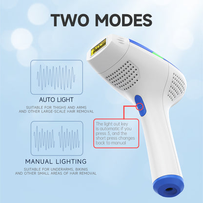 MLAY T3 Home Gunakan peranti IPL Laser Hair Removal dengan kepala lampu yang boleh diganti untuk Wanita dan Lelaki