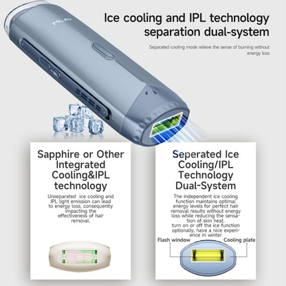 Sistem Penyingkiran Bulu Laser IPL Rumah MLAY T18 dengan Sistem Penyejukan Ais, Uniseks