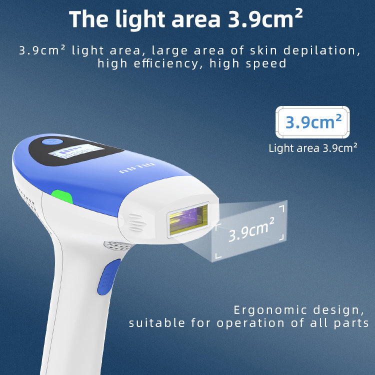 MLAY T3 Home Use IPL Laser Hair Removal device with replaceable lamp head for Women and Men